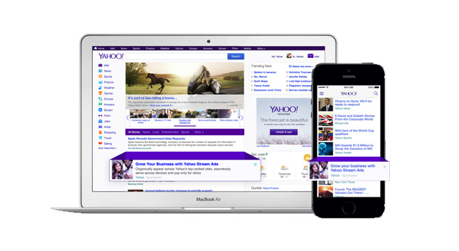 Нативная реклама от Yahoo